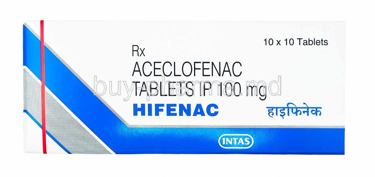 Hifenac, Aceclofenac