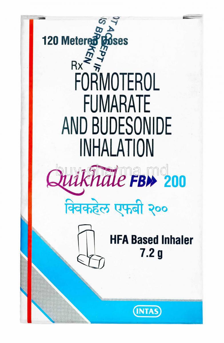 Quikhale FB Inhaler, Formoterol and Budesonide 200mcg