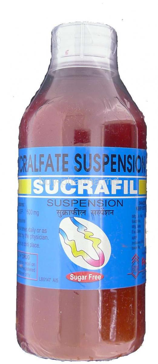 Sucrafil, Sucralfate Suspension 500 mg/ 5ml 200 ml