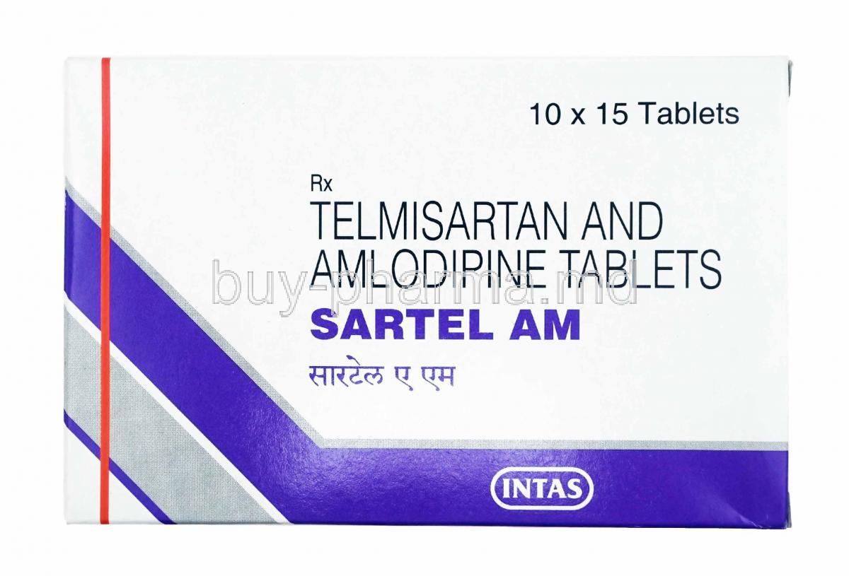 Sartel AM, Telmisartan and Amlodipine 40mg
