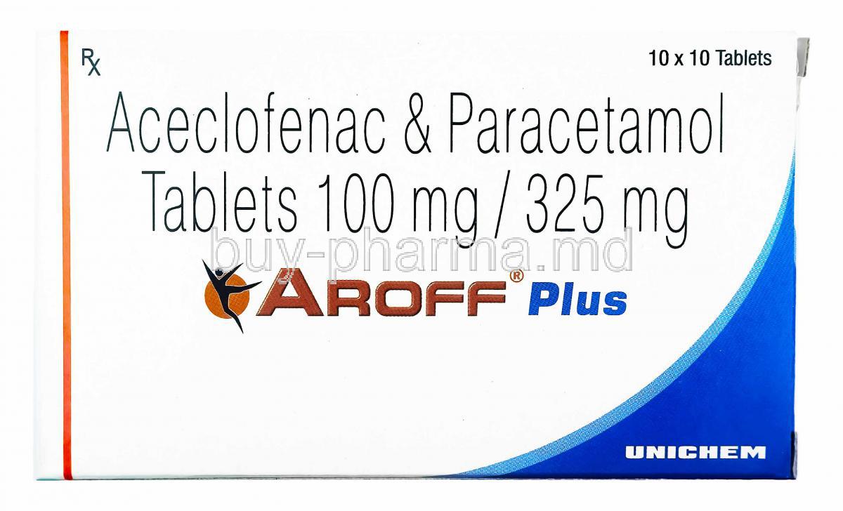 Aroff Plus, Aceclofenac and Paracetamol
