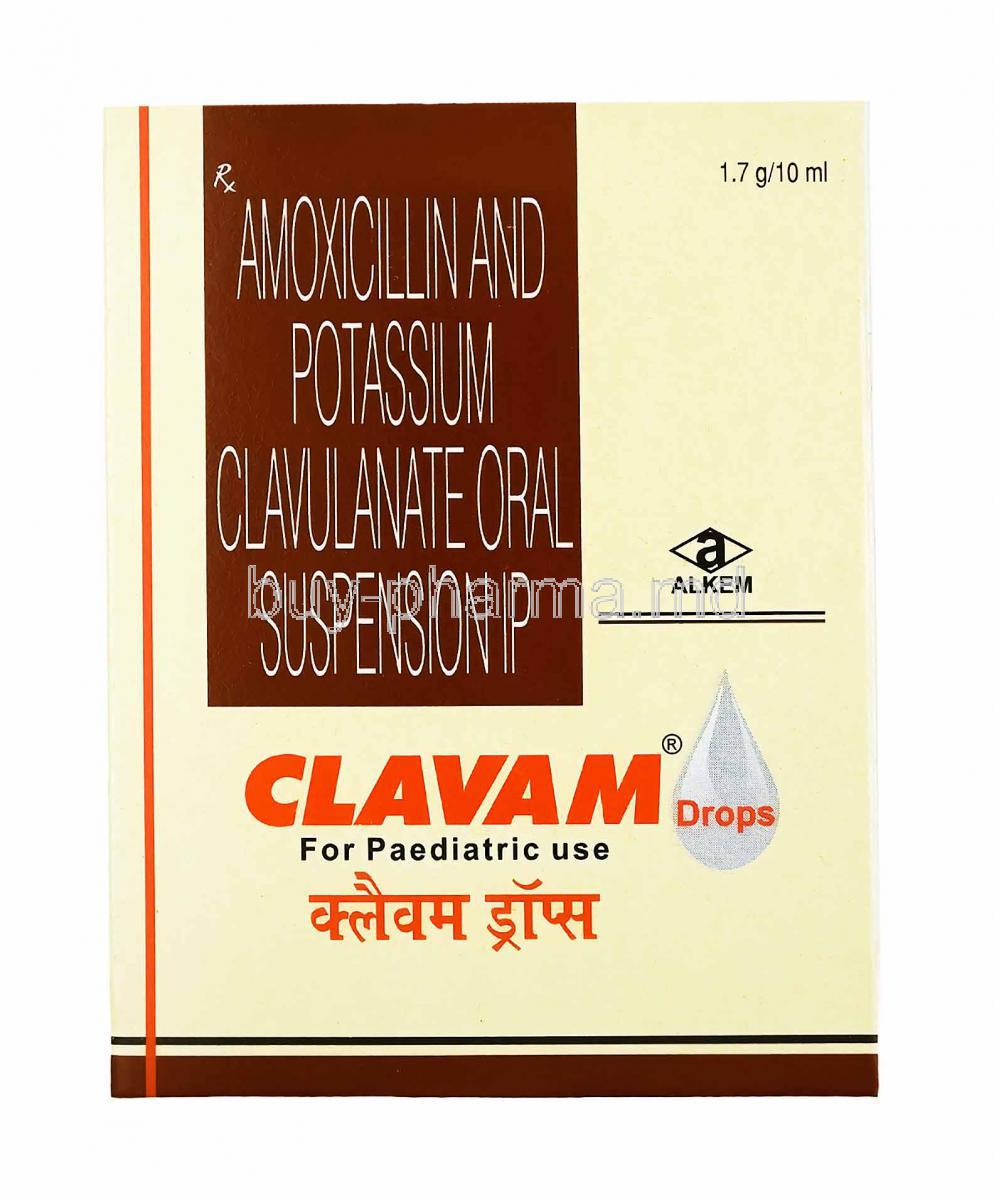 Clavam Oral Suspension, Amoxicillin and Clavulanic Acid