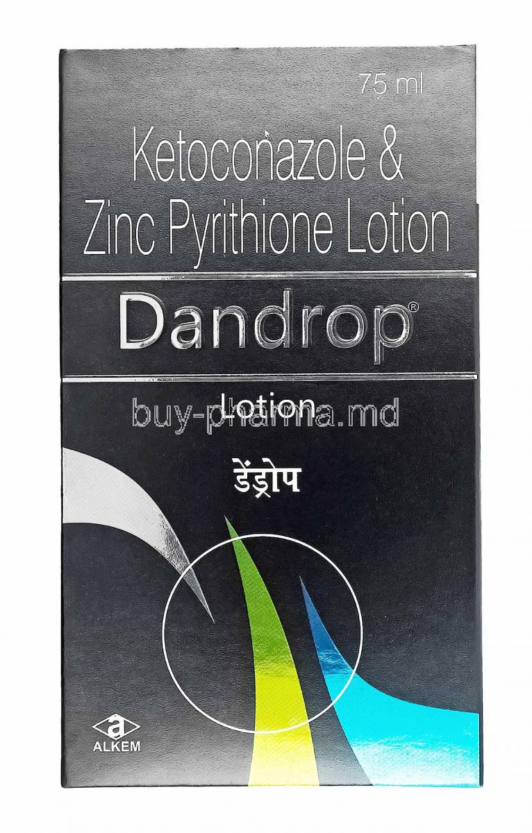 Dandrop Lotion, Ketoconazole and  Zinc pyrithione