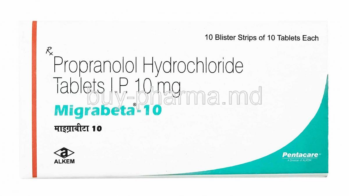 Migrabeta, Propranolol 10mg