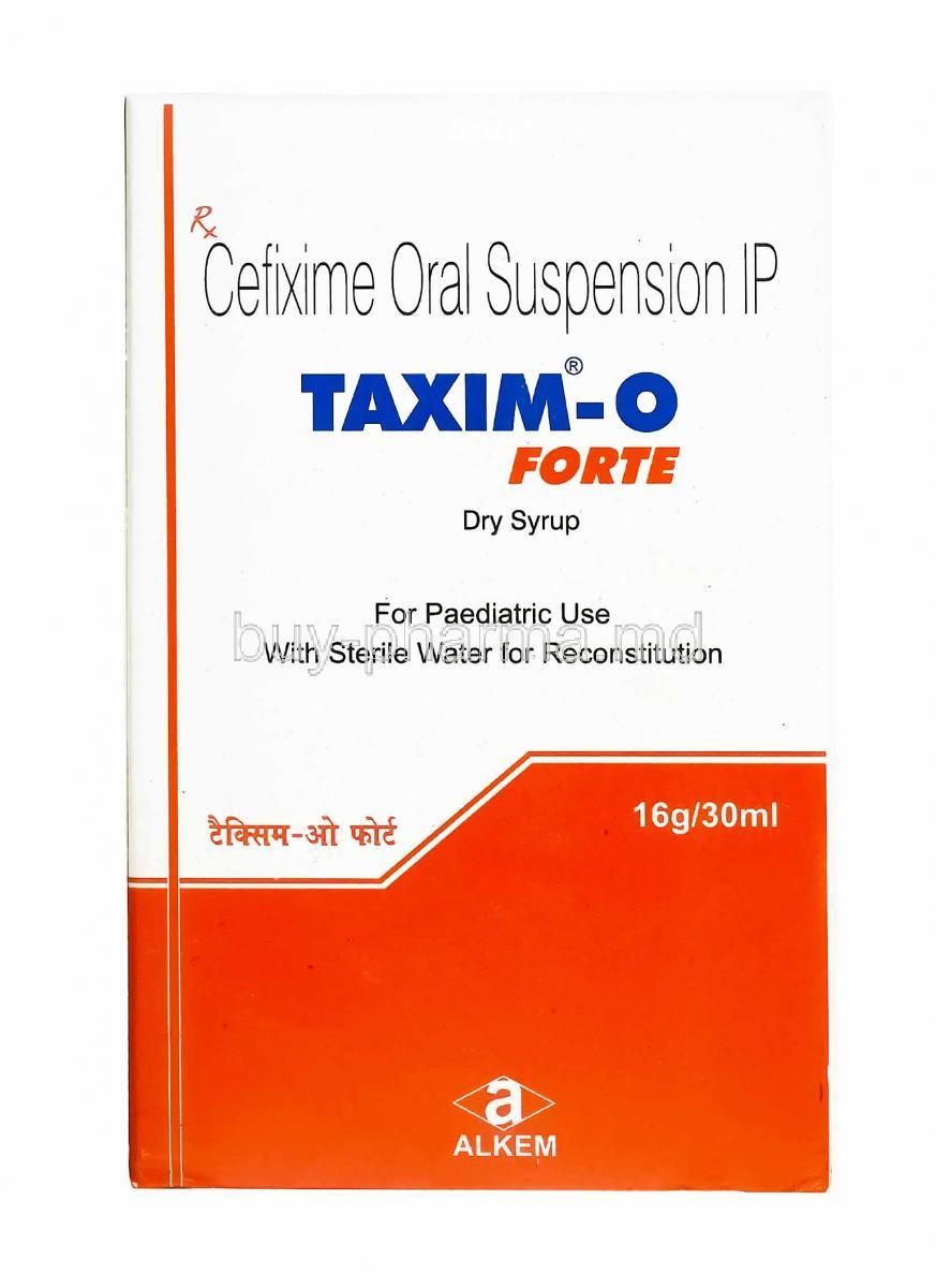 Taxim-O Forte Dry Syrup, Cefixime