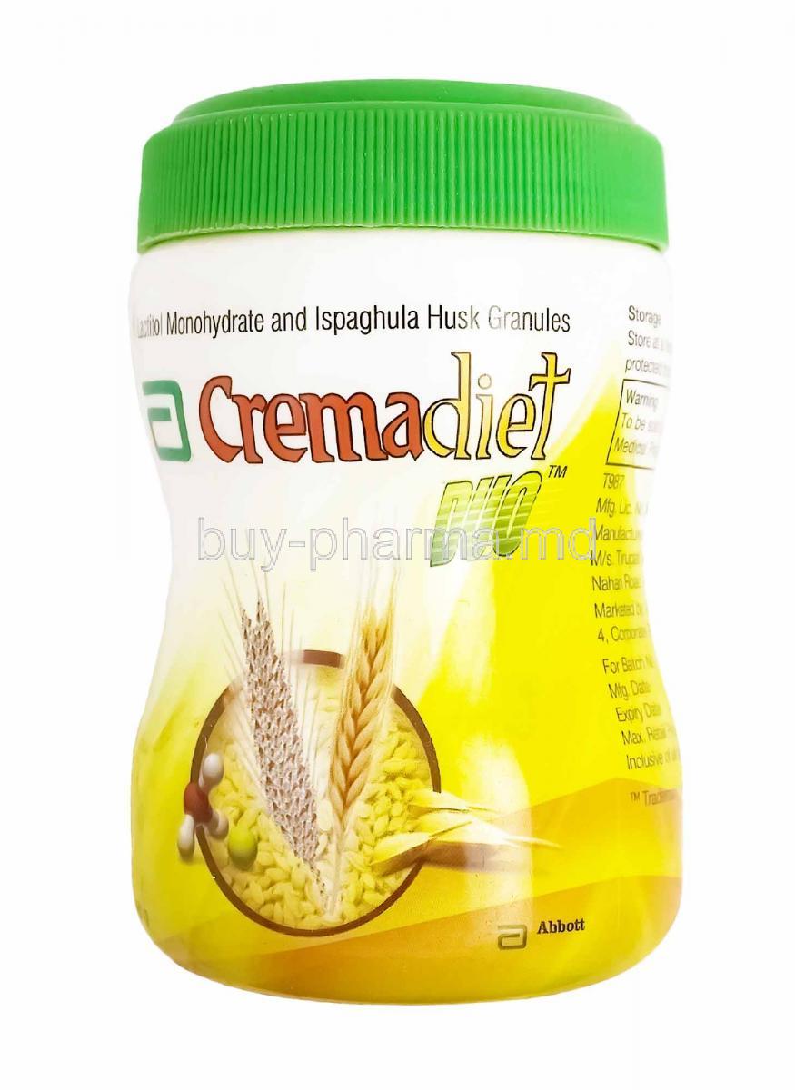 Cremadiet Duo Granules, Lactitol and Ispaghula