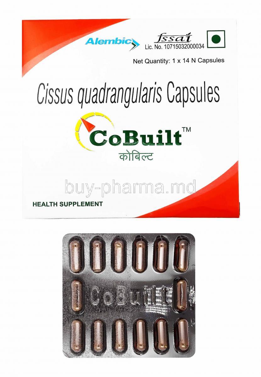 CoBuilt, Cissus Quadrangularis box and capsules