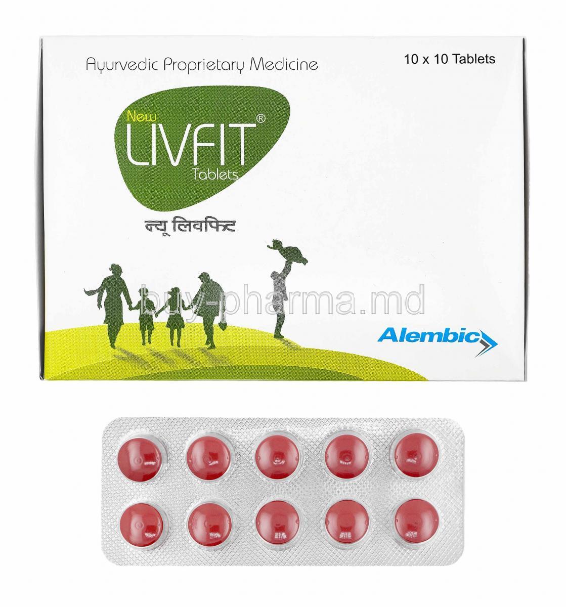 New Livfit box and tablets
