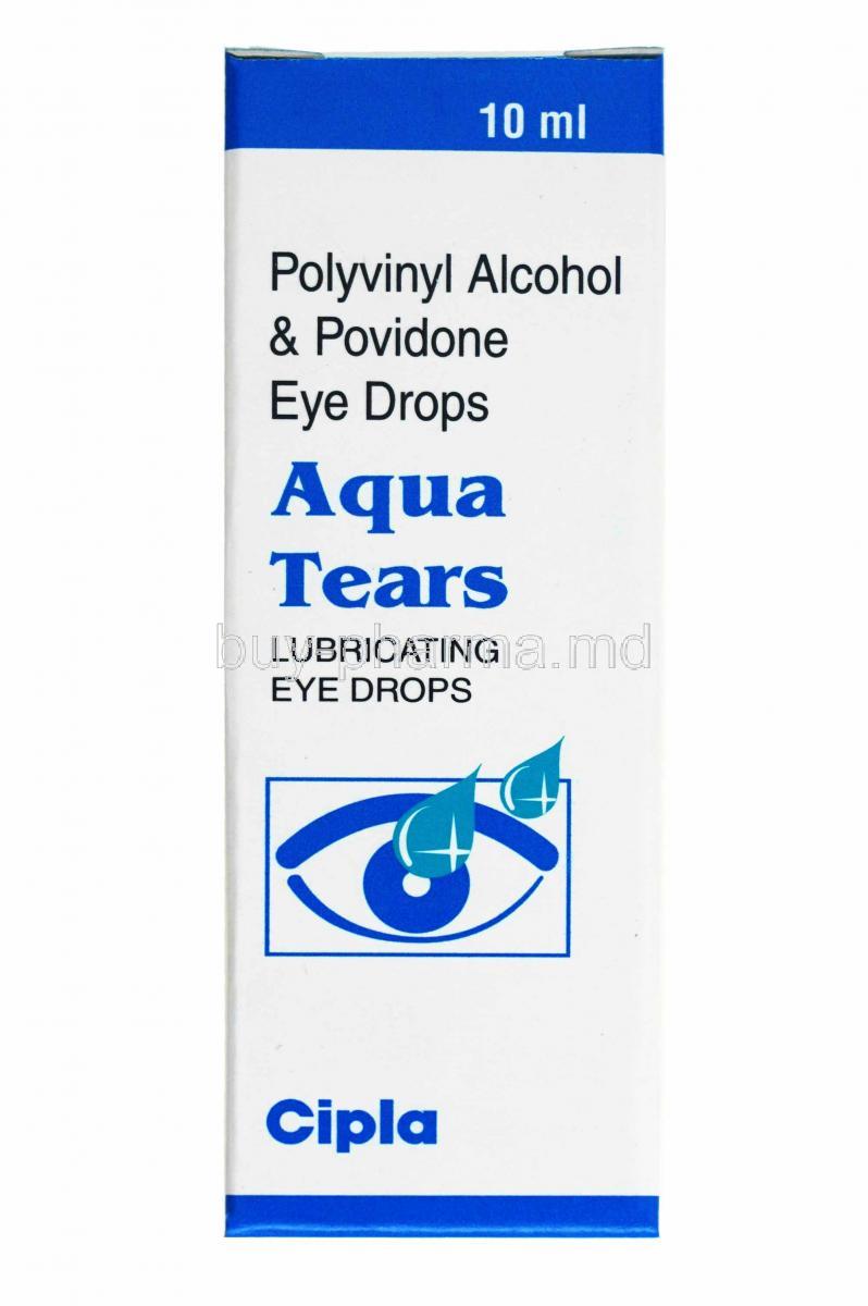 Aquatears Eye Drop, Polyvinyl Alcohol, Povidone and Benzalkonium Chloride box