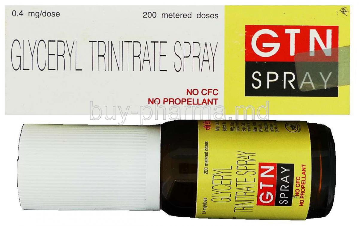 GTN Nitroglycerin  Spray - Medley