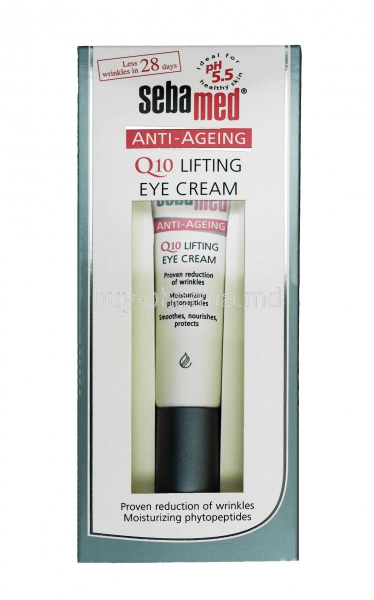 Sebamed Anti-Aging Q10 Lifting Eye Cream, Eye cream(Tube) 15ml, Box