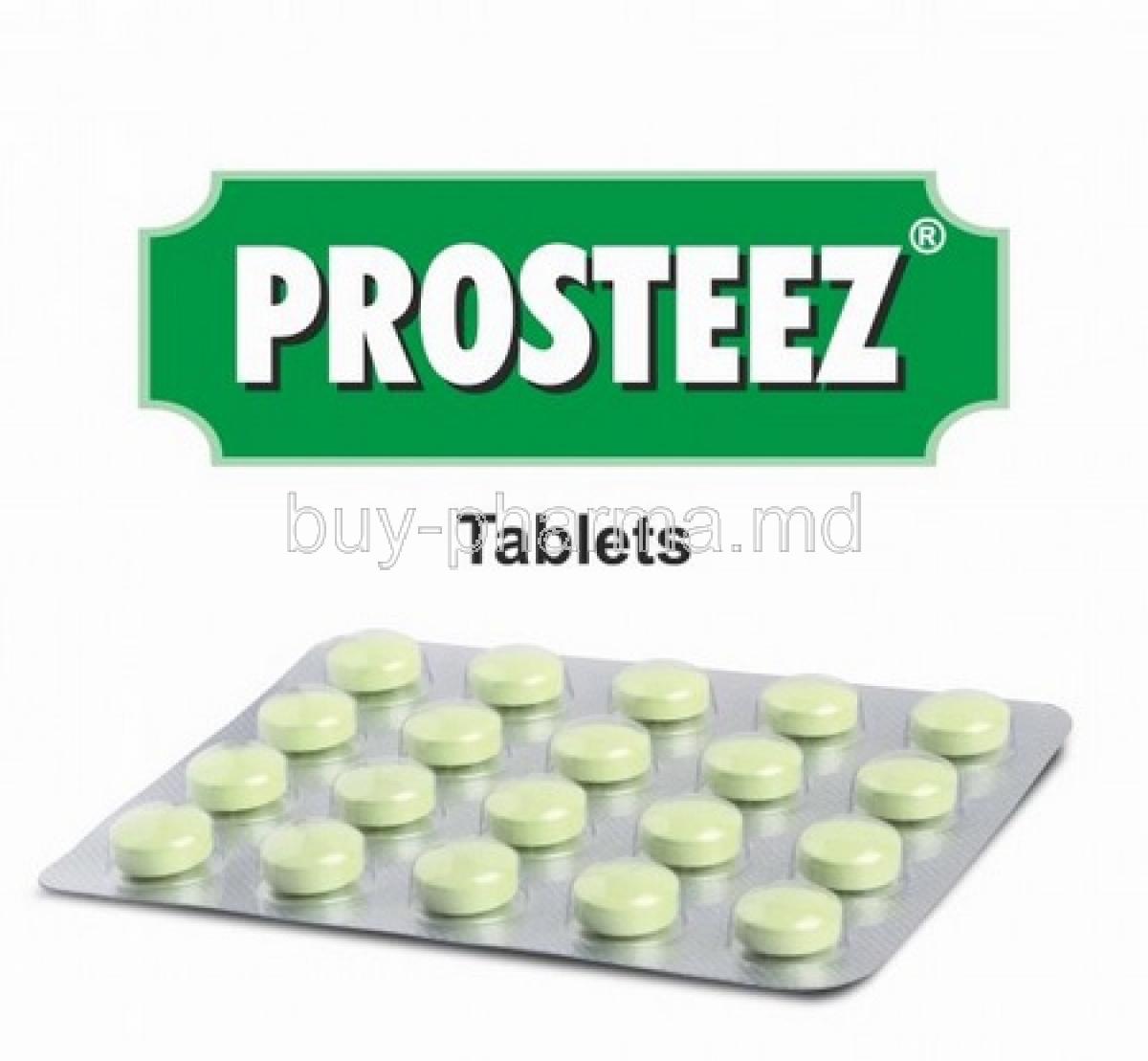 Prosteez box and tablets