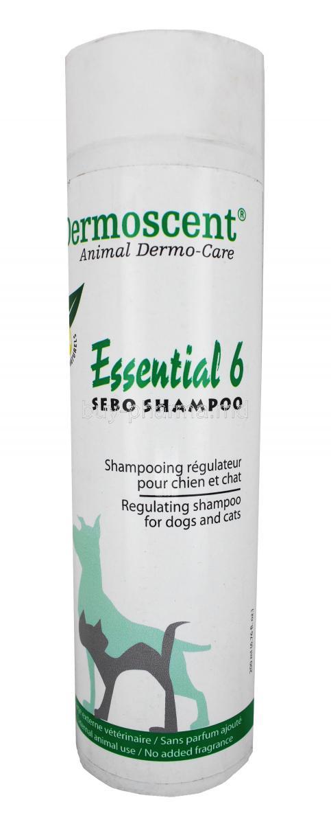 Essential 6 Sebo Shampoo for Dogs and Cats bottle