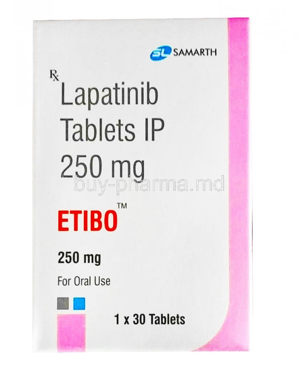 Etibo, Lapatinib 250mg box