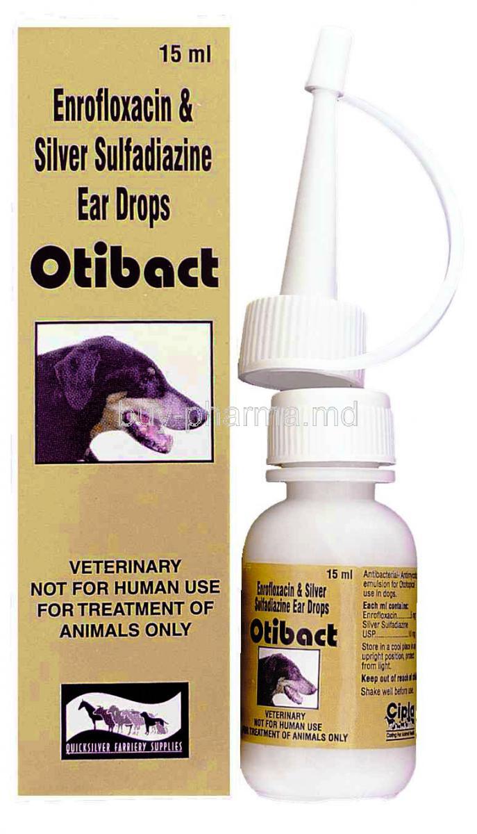 Otibact Ear Drops - Cipla
