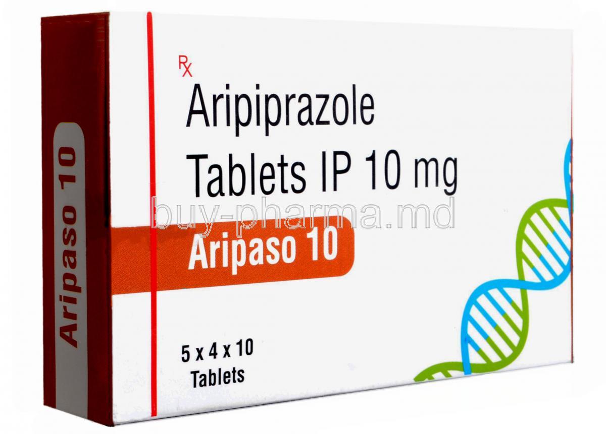 Aripaso 10, Aripiprazole 10mg, Tablet, Box