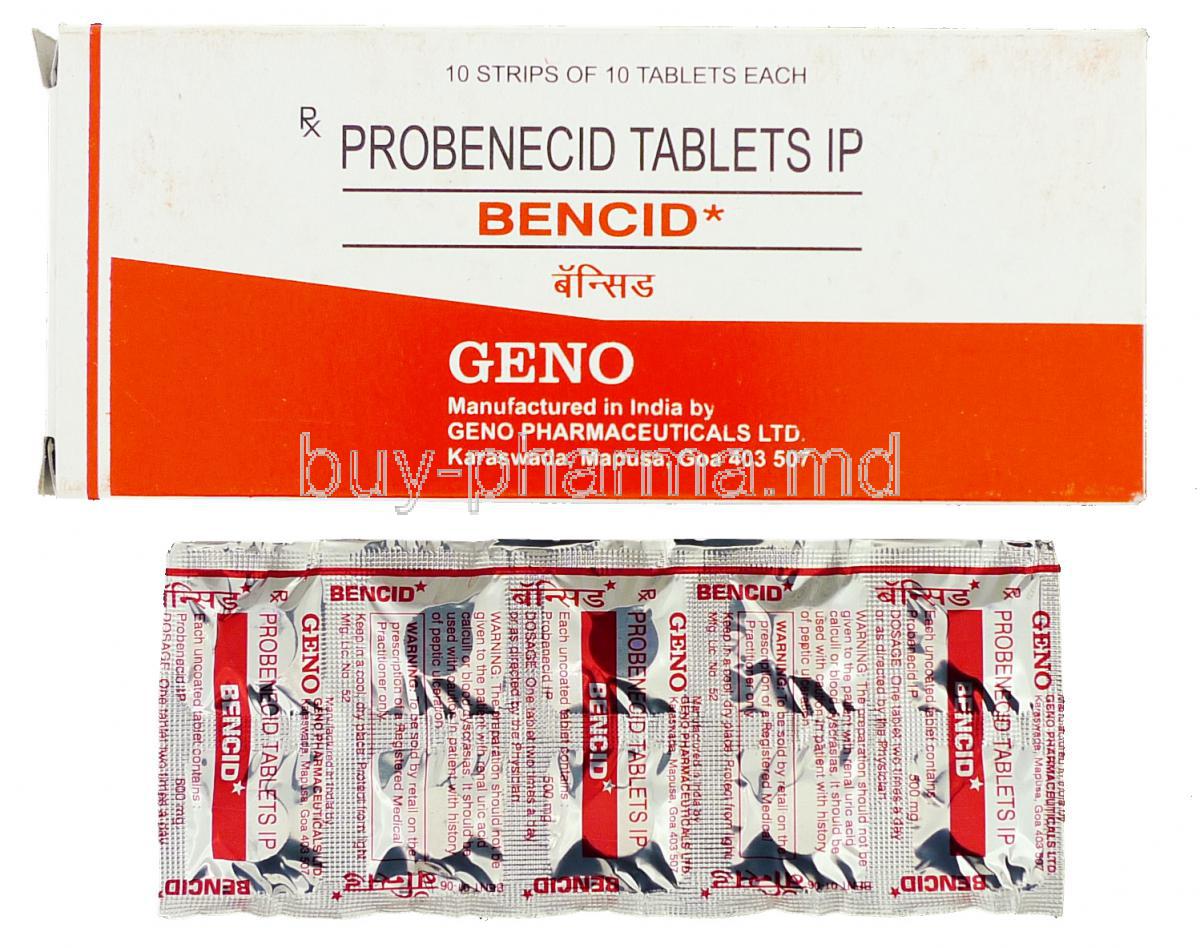 Bencid, Probenecid (Geno)