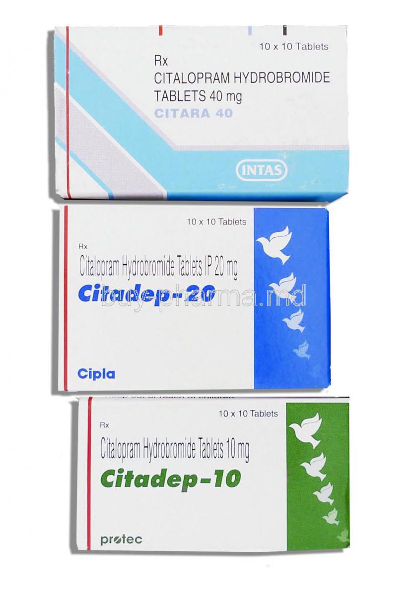 Citadep, Generic  Celexa,   Citalopram Hydrobromide Tablet (Cipla)