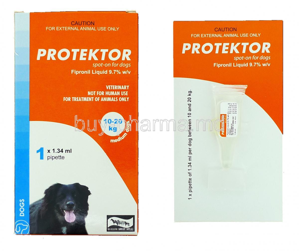 Protektor Spot-On, Generic Frontline Plus, Fipronil Liquid