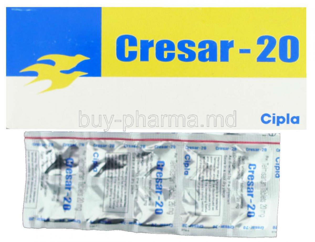 Cresar, Generic Micardis ,  Telmisartan 20 Mg