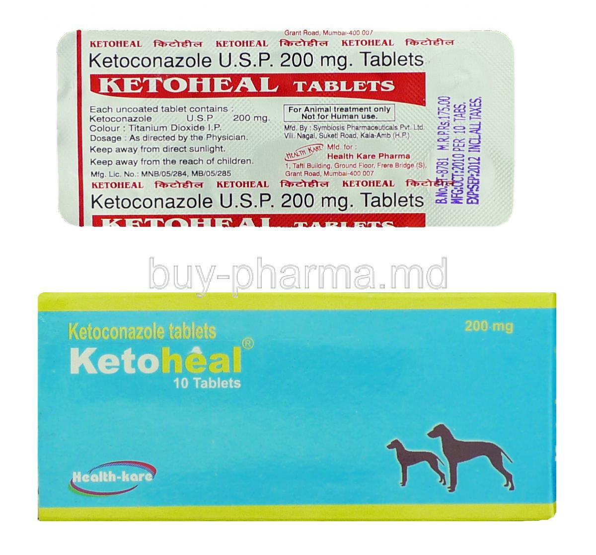 Ketoheal  , Ketoconazole 200 mg