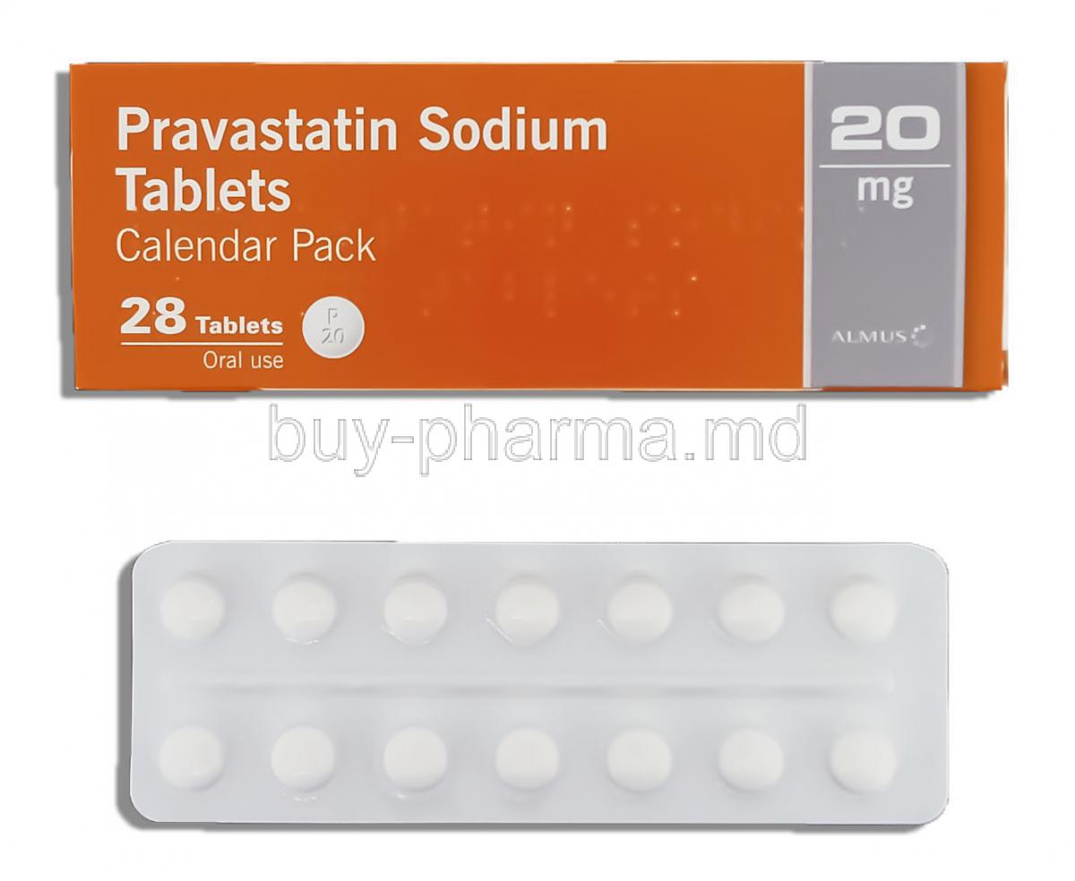 Pravastatin 20 mg