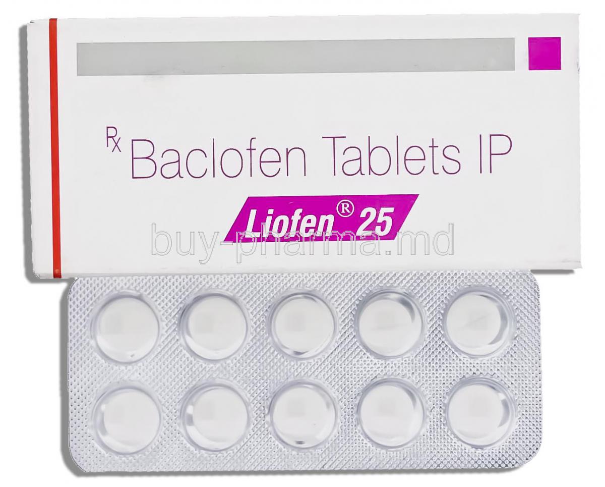 Lioresal, Generic  Liofen,   Baclofen  10 Mg Tablet  (Novartis)