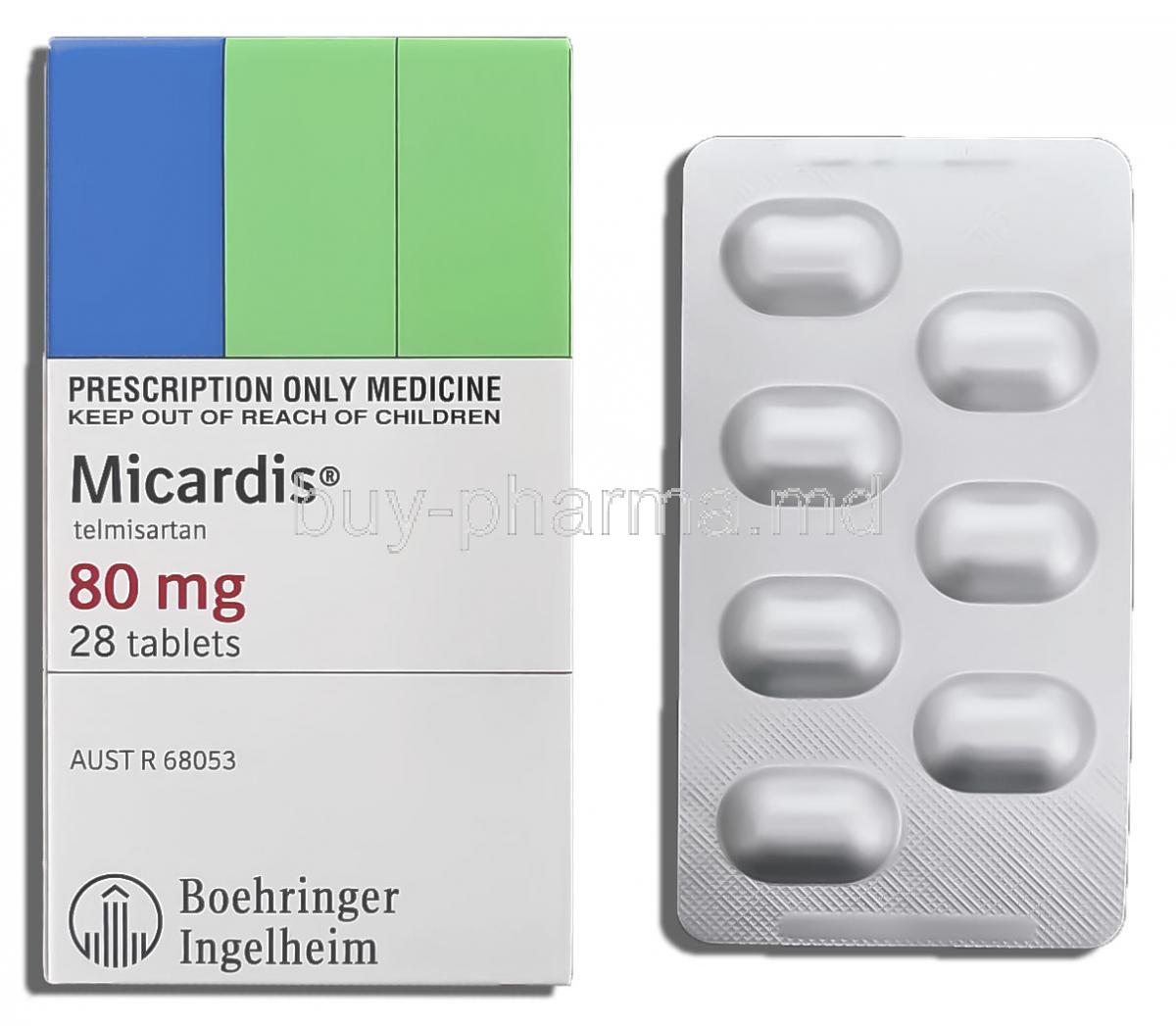 Micardis, Telmisartan 80 mg