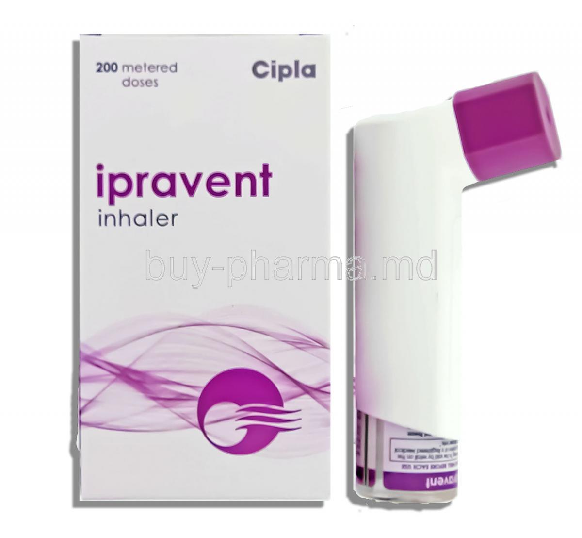 Atrovent Inhaler  ,  Ipratropium Bromide 18  mcg