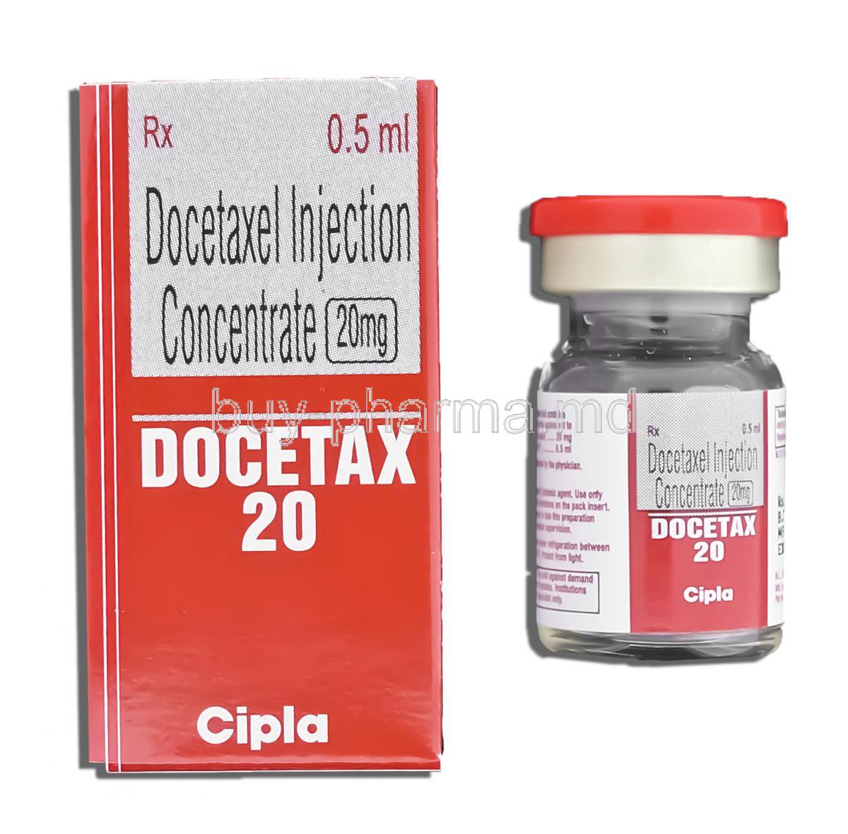 Docetax, eneric Taxotere /Docetaxel, Ticlopidine Injection 20mg/0.5ml