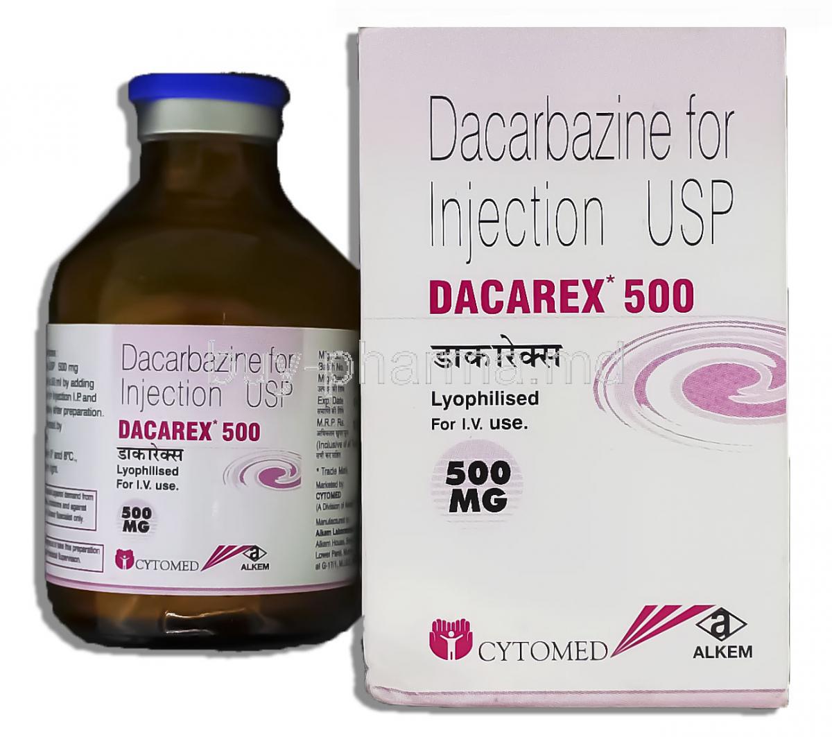 Dacarex , Generic DTIC-Dome, Dacarbazine Injection