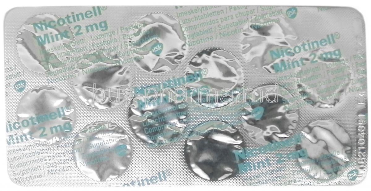 Nicotinell Mint 2 mg 96 comprimidos para chupar