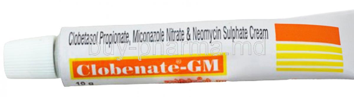 Buy Clobenate-gm Cream, Clobetasol/ Gentamicin/ Miconazole Online