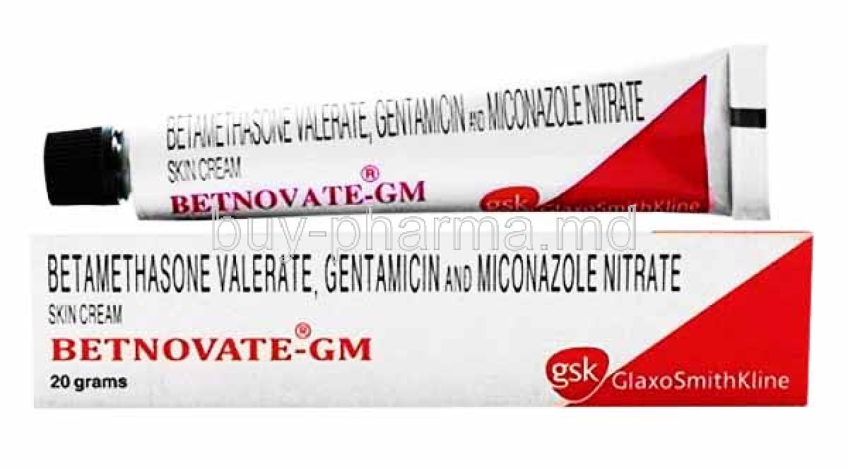 Betnovate-GM Cream box and tube