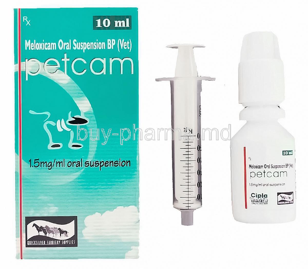 Petcam,  Generic Metacam,  Meloxicam  Oral Suspension