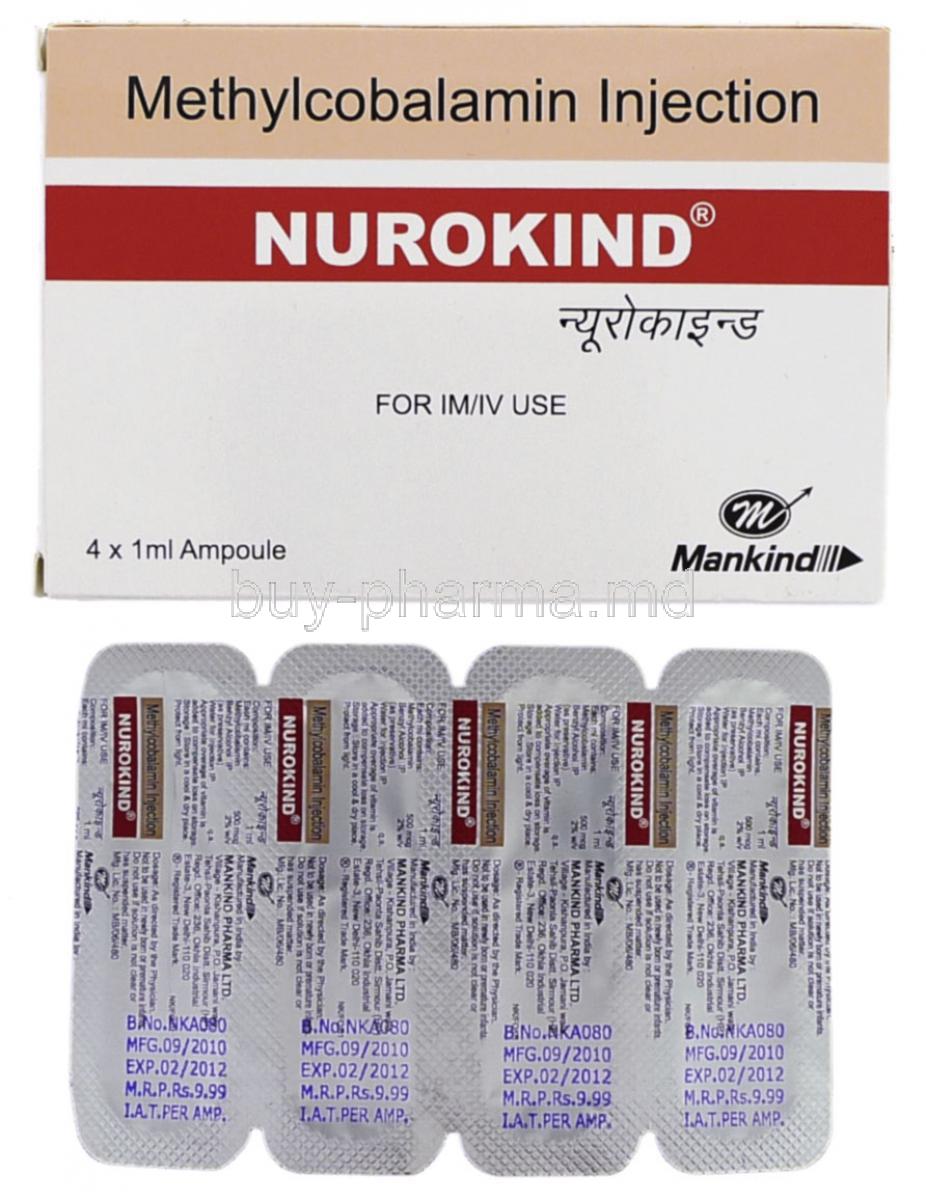 Nurokind,  Methylcobalamin Injection