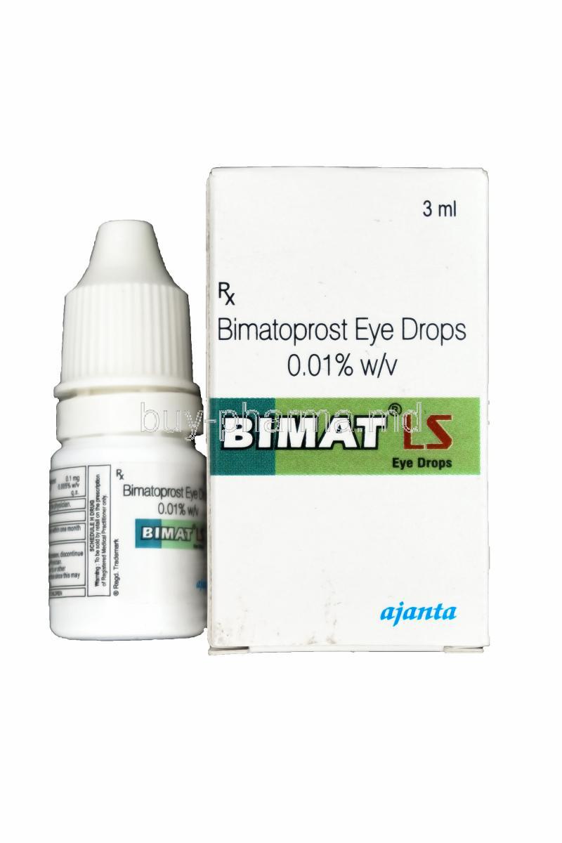 Bimat LS, Generic Lumigan, Bimatoprost 0.01% Eye Drops 3ml