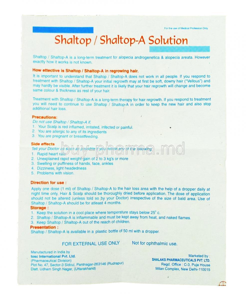 Shaltop A Solution Buy Shaltop A Solution