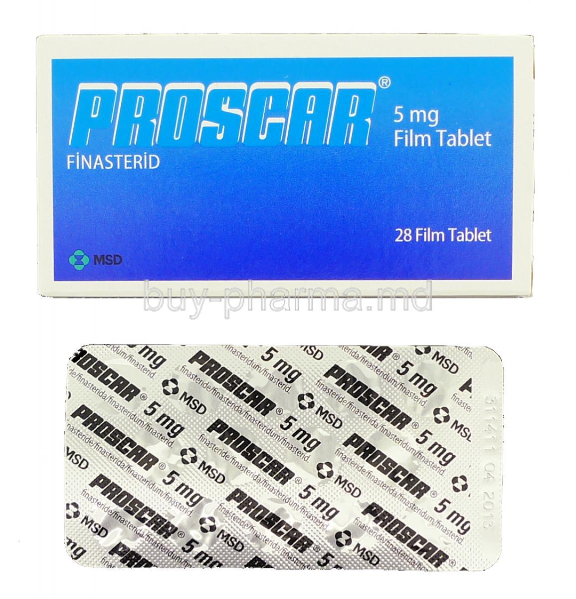 Proscar (finasteride) 5mg Tablets
