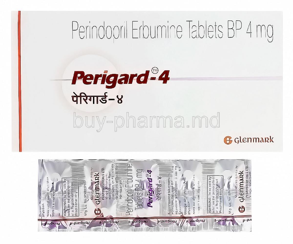 Perigard-4, Generic Aceon, Perindopril Erbumine 4mg