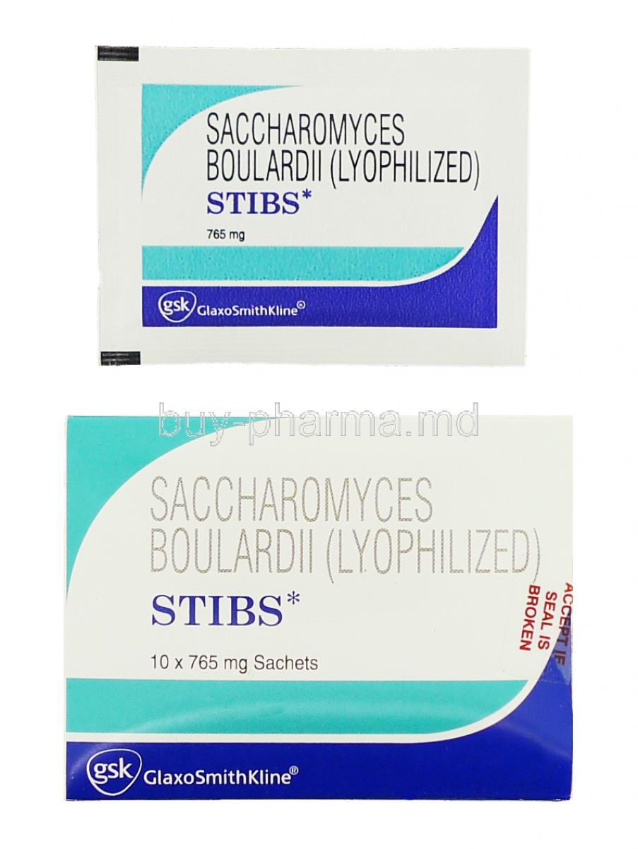 Stibs, Generic Florastor,  Saccharomyces Boulardii