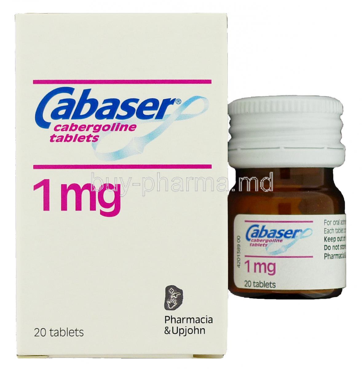 Cabaser Cabergoline 1 mg