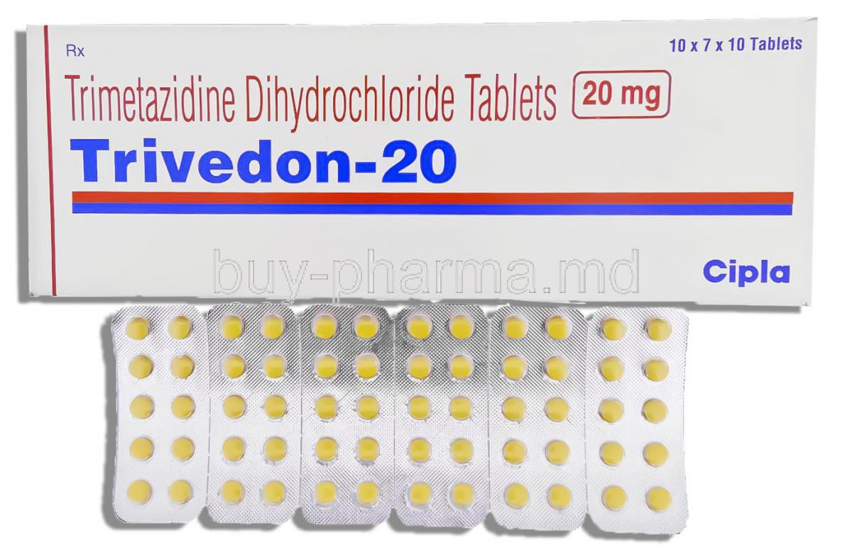 Flavedon, Generic Vastarel, trimetazidine 20 Mg Tablet (Serdia Pharmaceutical)