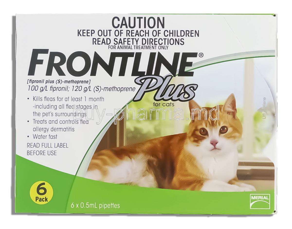 Buy Frontline Plus Spot On For Cats Online buypharma.md