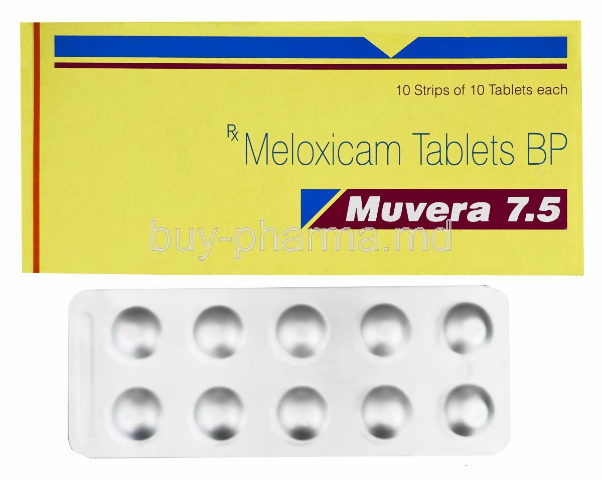 is meloxicam 7.5 mg a muscle relaxer