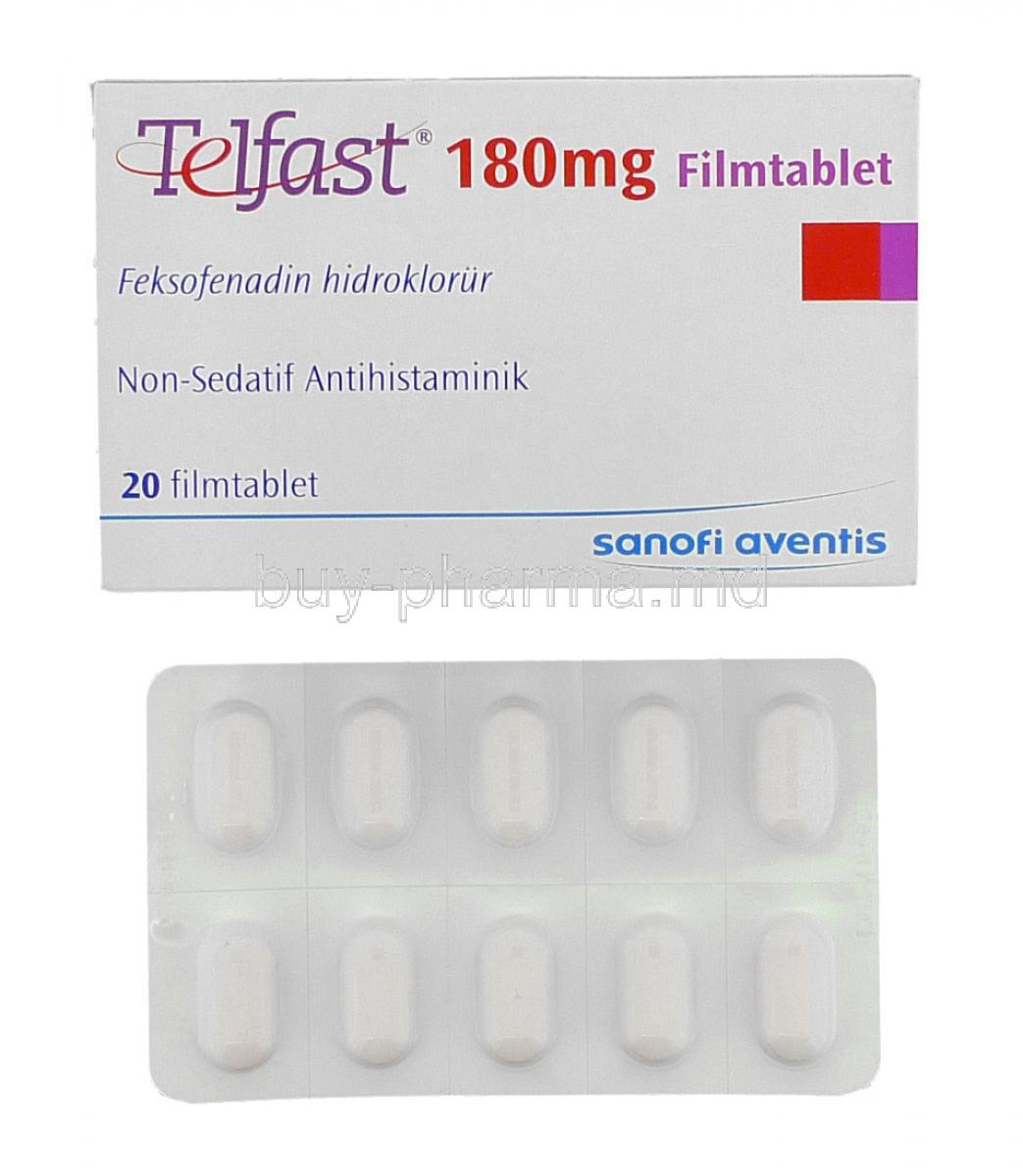 Telfast 180 mg (from Turkey)