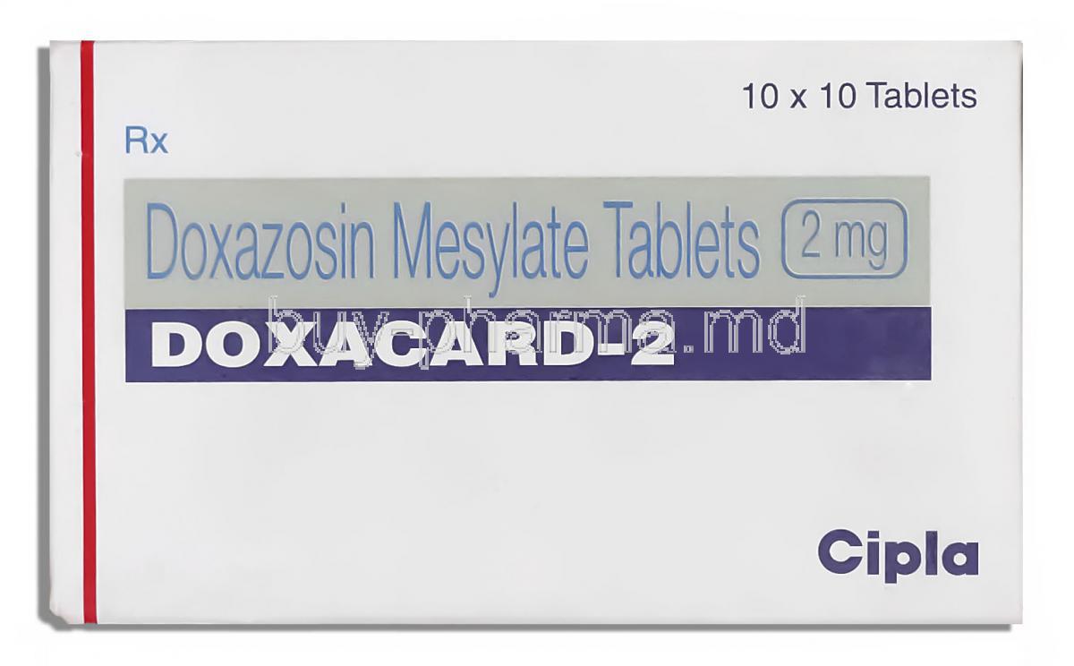 doxazosin tab brand name in india