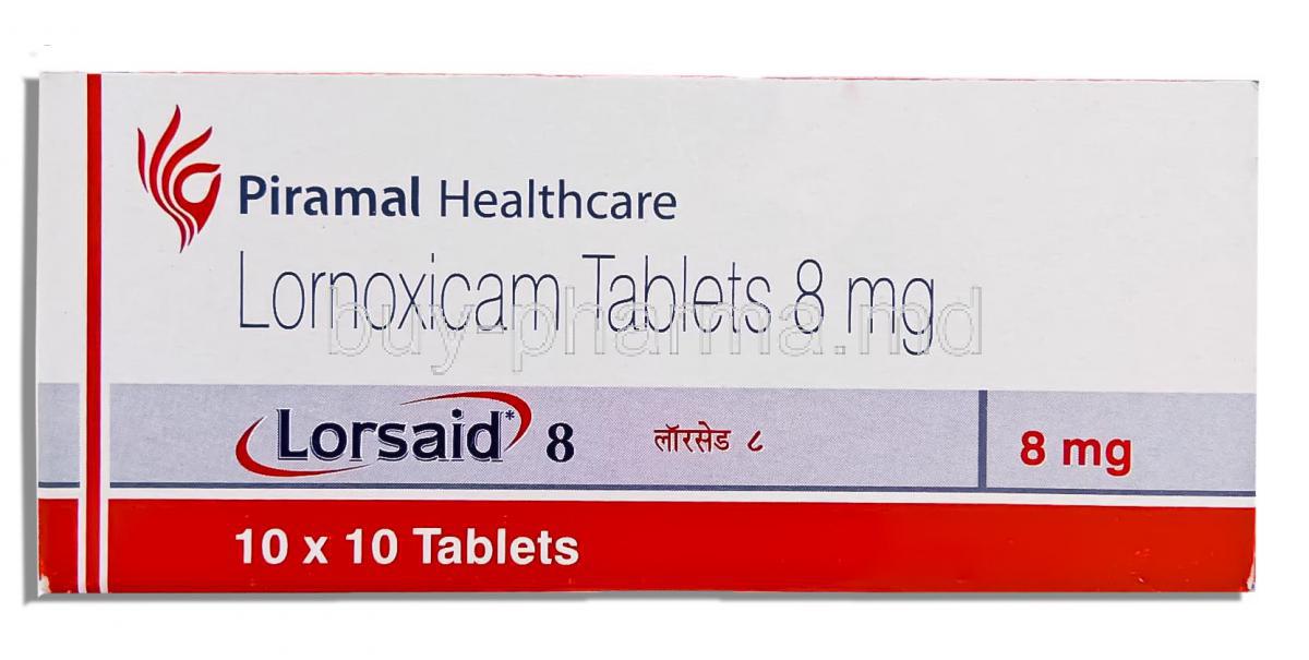 Lorsaid, Generic Xefo, Lornoxicam  16 Mg Tablet (Nicholas Piramal)