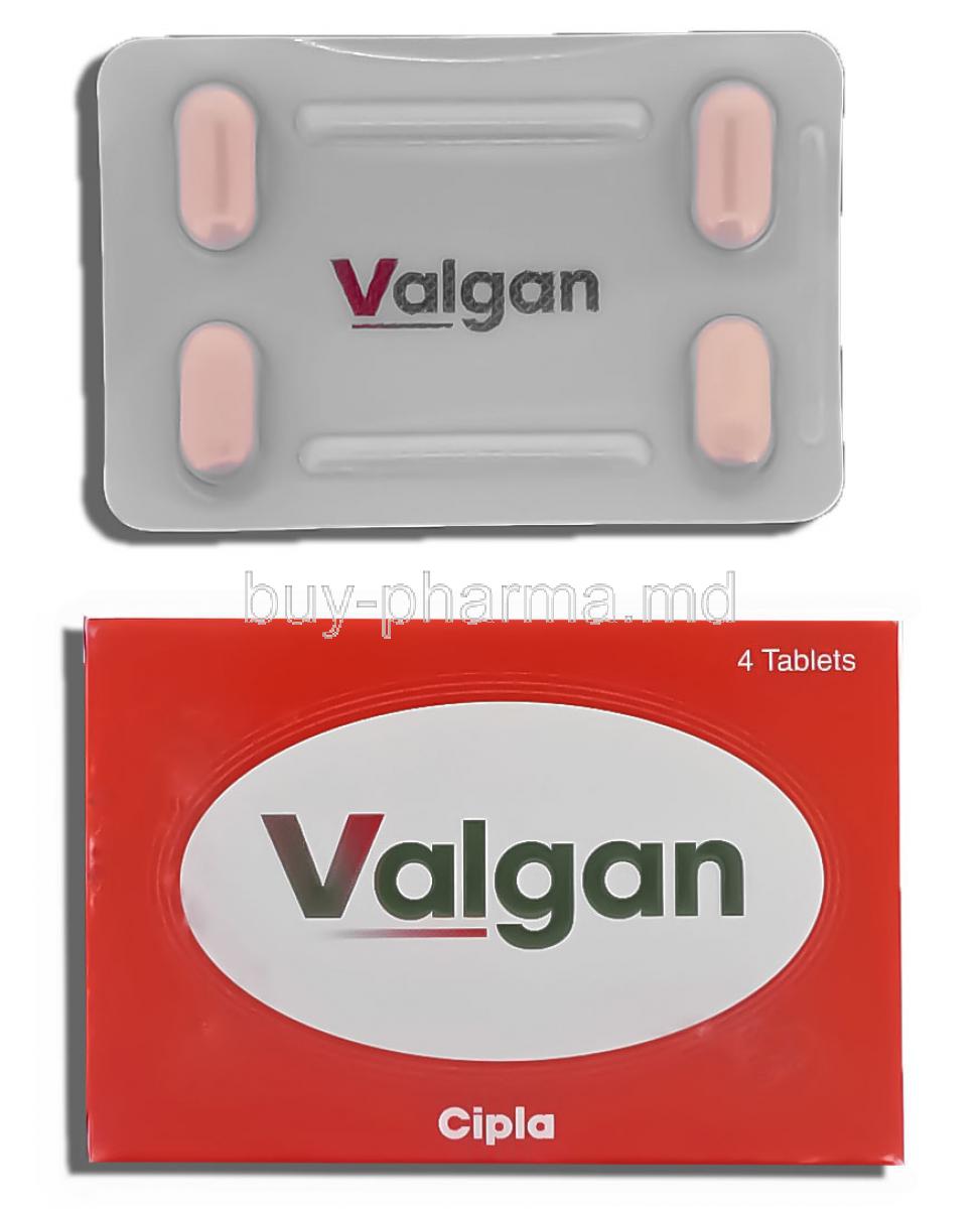 Valgan, Generic Valcyte, Valganciclovir 450 mg