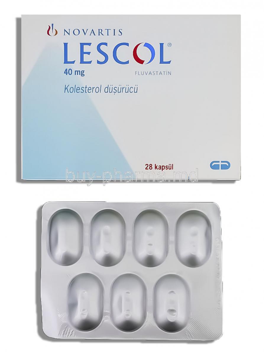 Lescol Fluvastatin  40 mg